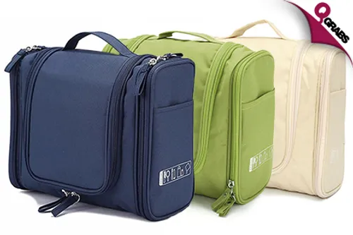 From QR49 Add Some Space with a Multi-Compartment Toiletry Bag - Choose from 3 Nifty Colors! (Up to QR160 Value)